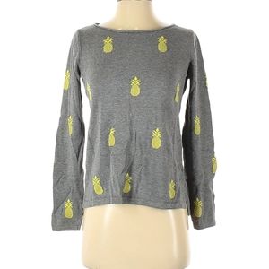 Neon Pineapple Slim Gray Sweater